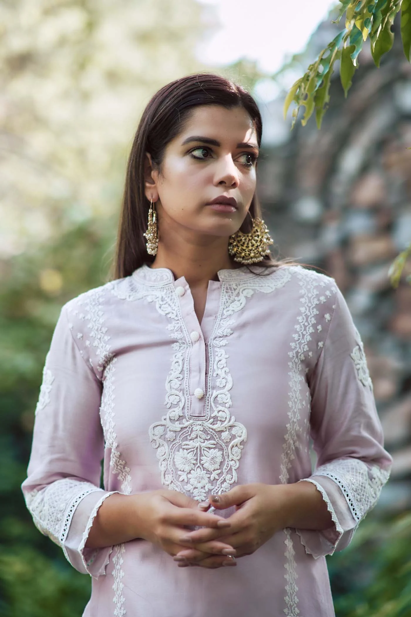 Pallavi Singh In Ayanna - Periwinkle short kurta with dhoti - Image 3